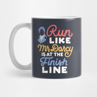 Run Like Darcy is at the Finish Line Mug